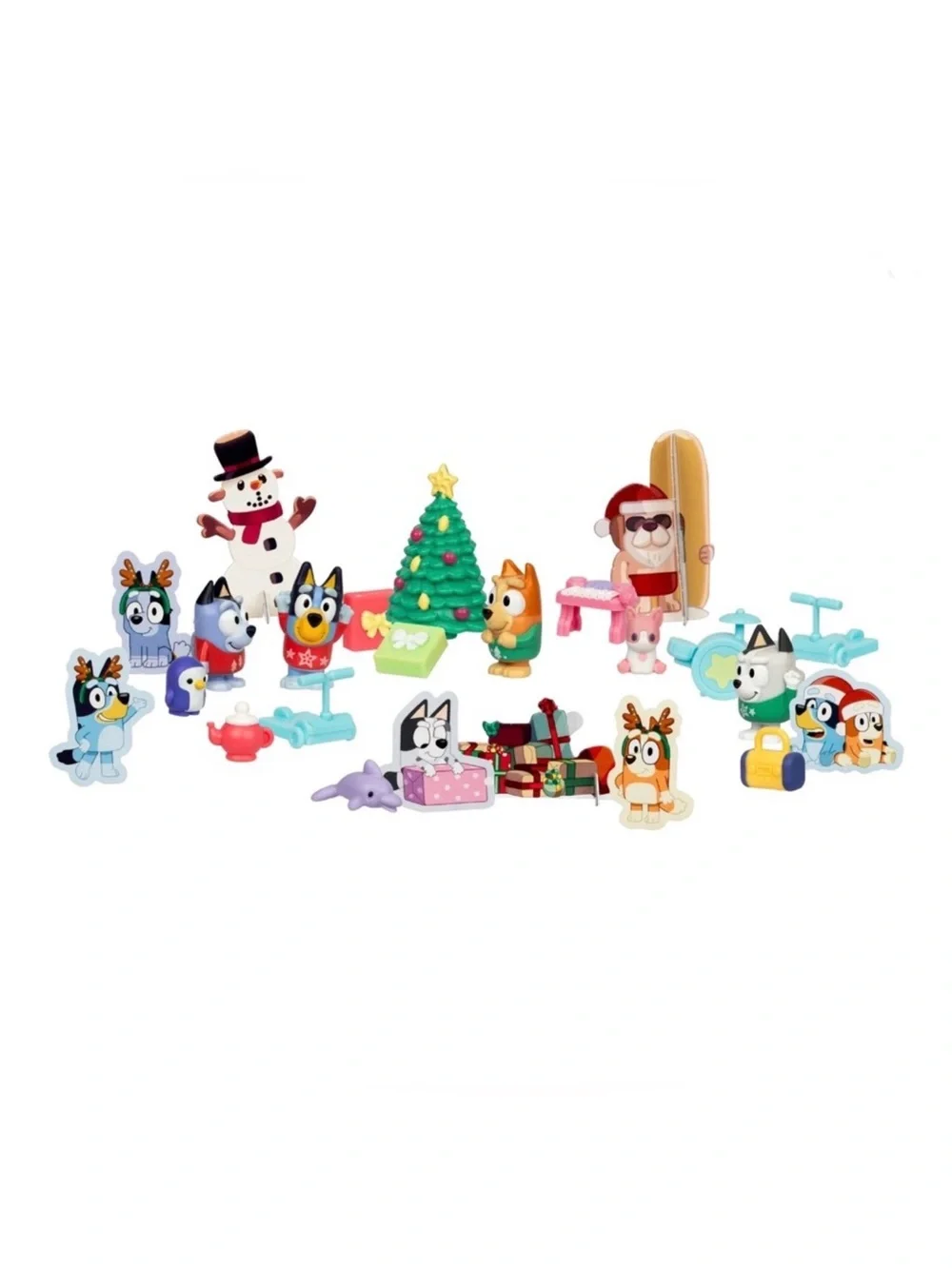 Bluey Holiday Advent Calendar - Red & Green